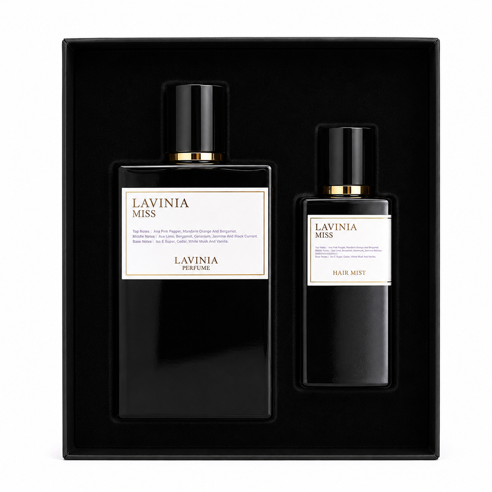 مجموعة لافينيا ماس نسائية عطر 100 مل + عطر شعر 30 مل
