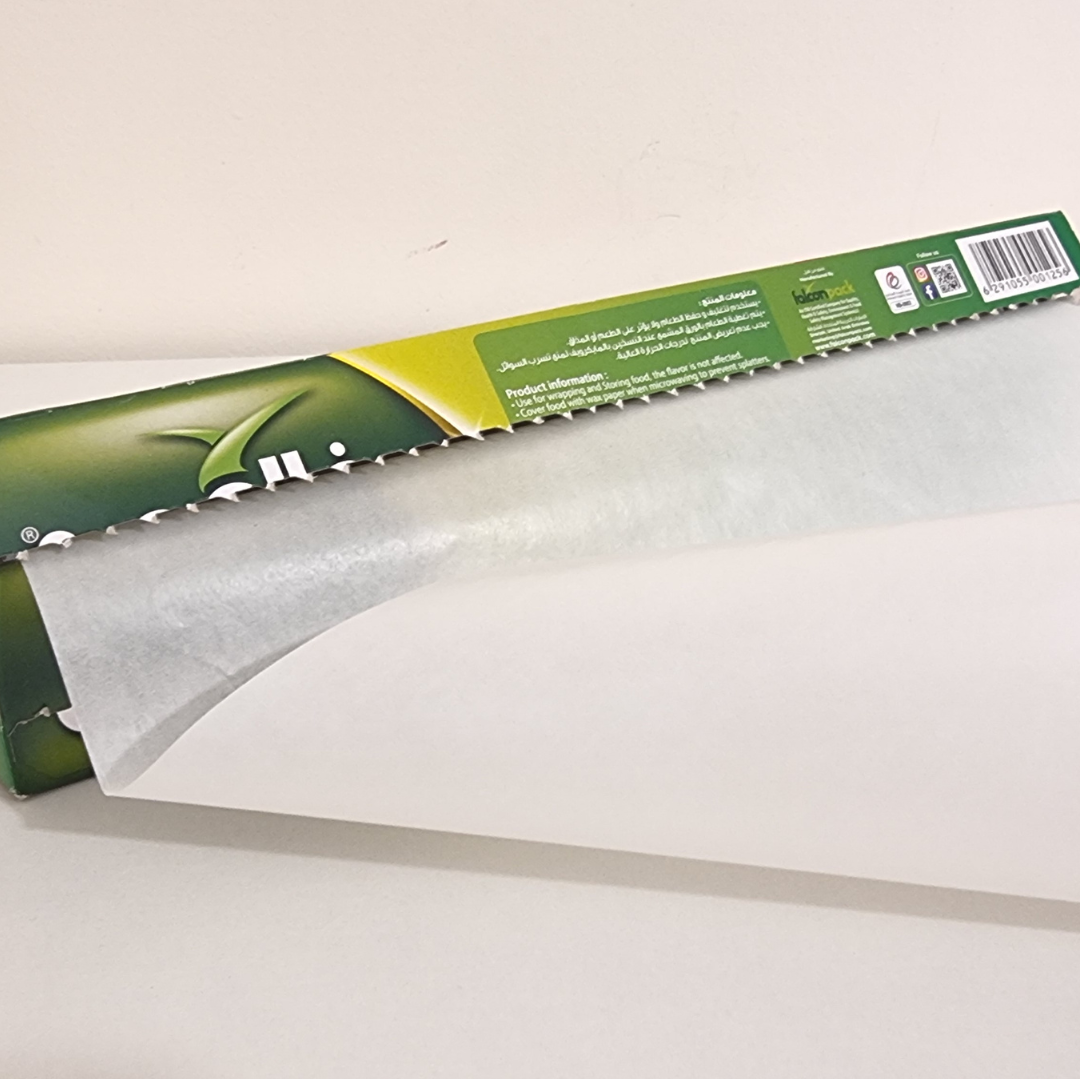  White Wax paper roll 
