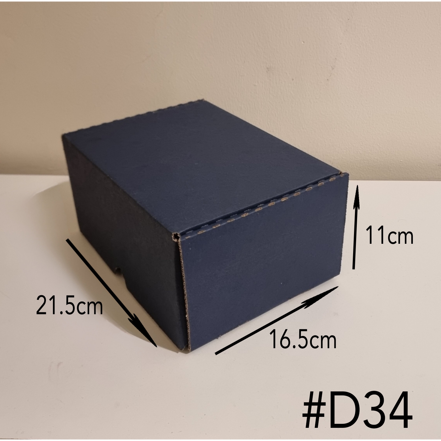  ربطة كرتون (D34) أزرق من الخارج 