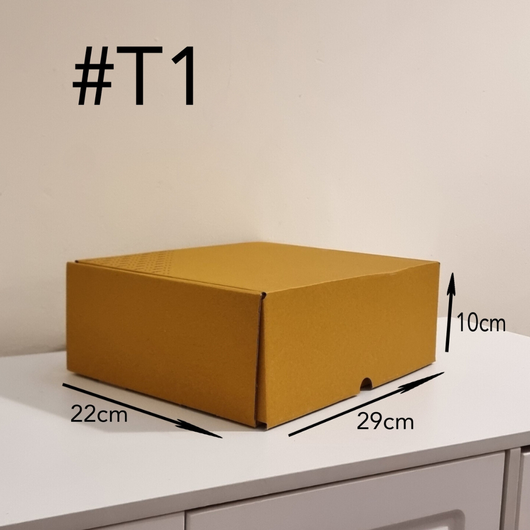  ربطة كرتون (T1) أصفر داكن 
