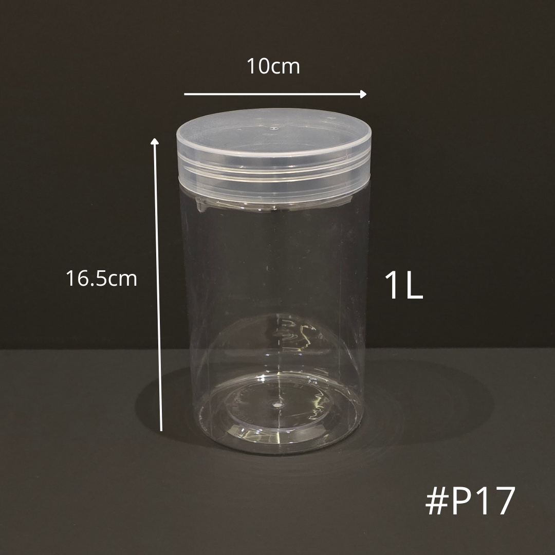  6 علب بلاستيك 1 لتر (P17) 