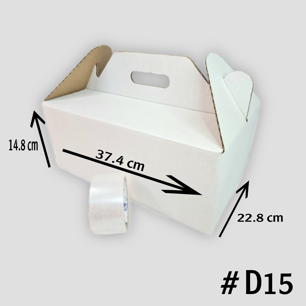  ربطة كرتون تركيب D15 أبيض 