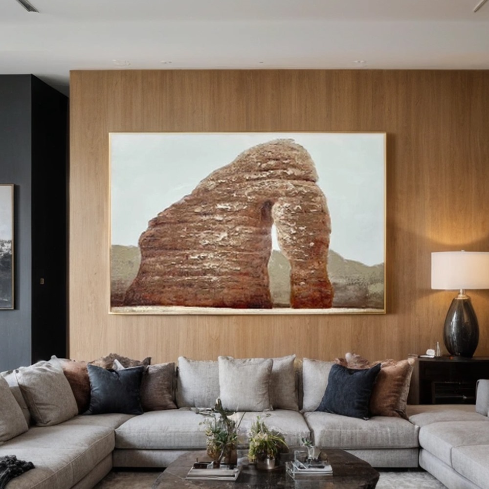  لوحه جدارية متعددة الألوان مقاس 80×120 سم 