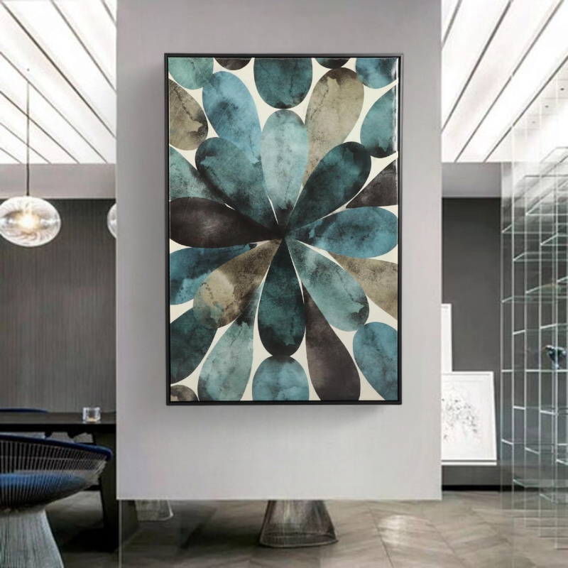  لوحه فنيه متعدده الالوان 83X123 سم 