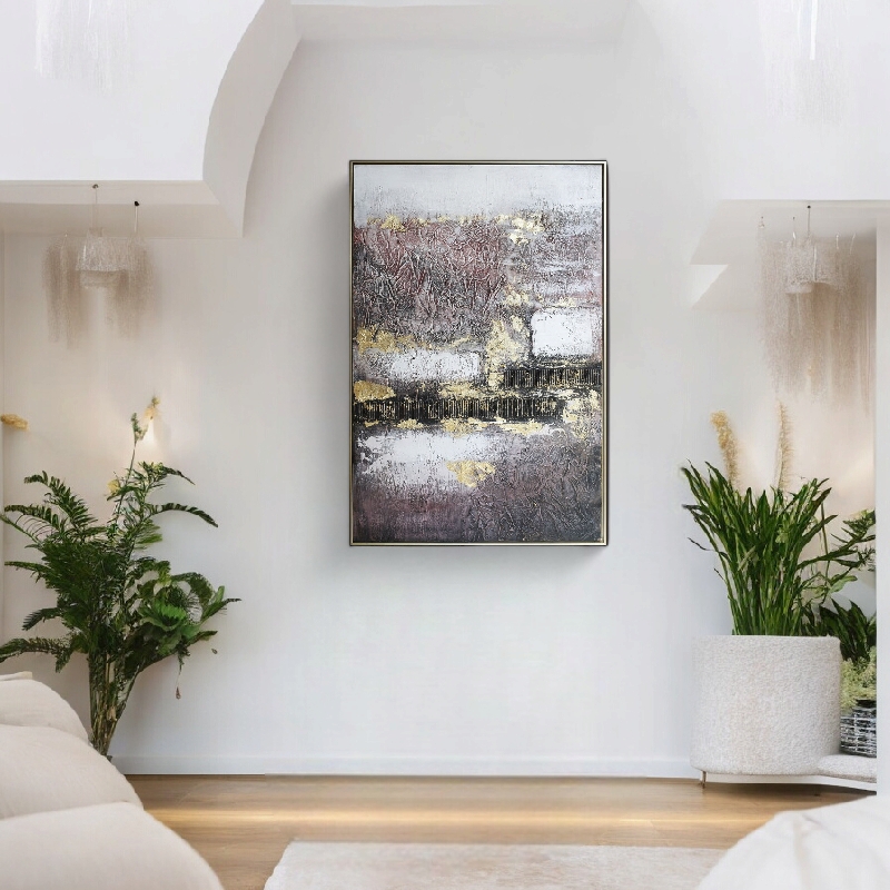  لوحه فنيه متعدده الالوان 120X80 سم 