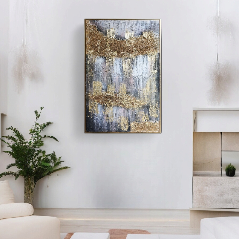  لوحه فنيه متعدده الالوان 120X80 سم 