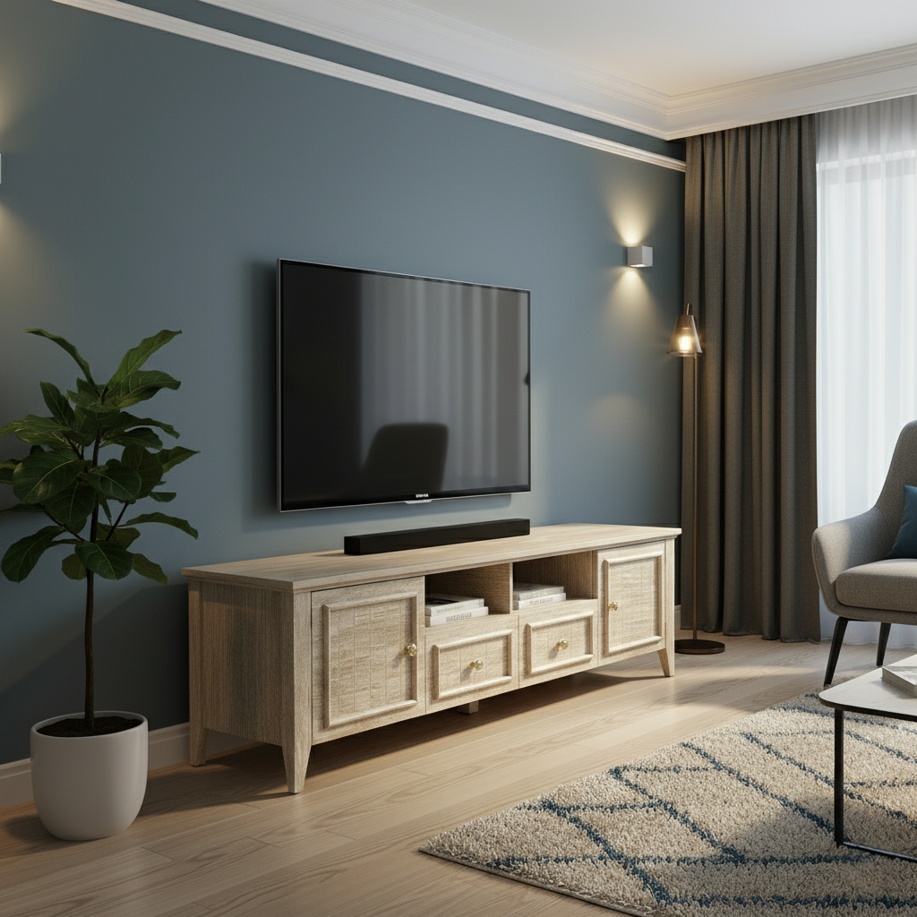  طاولة بلازما بتصميم حديث وعصري160سم 