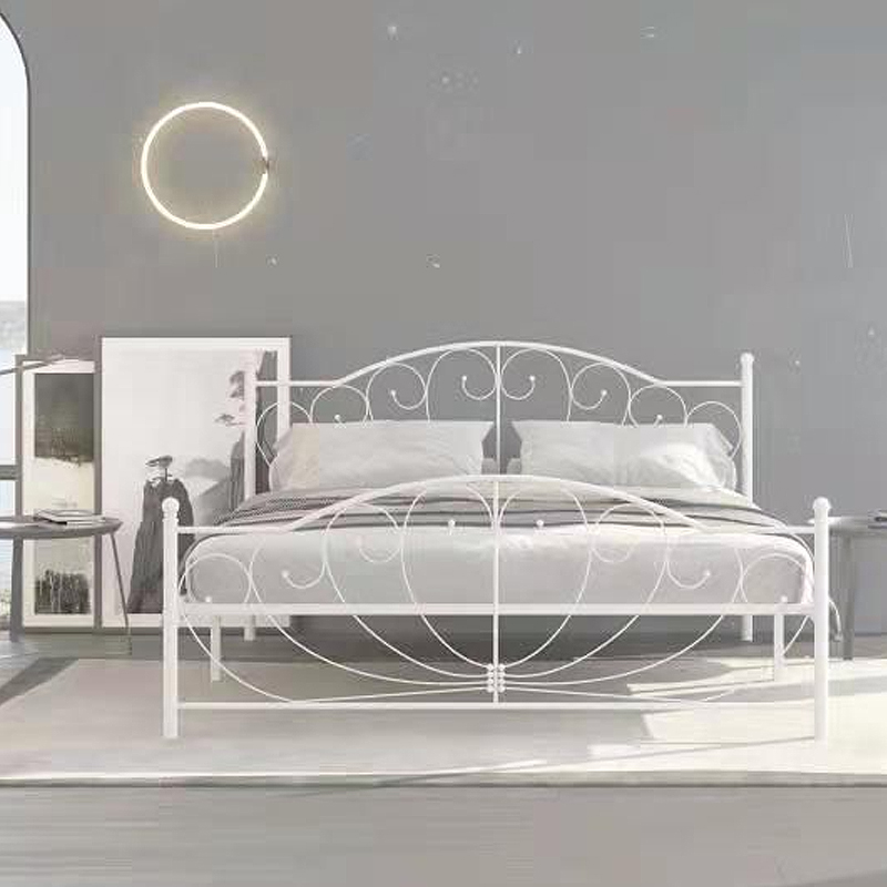  هيكل سرير حديد نفر ونص 200X150سم 