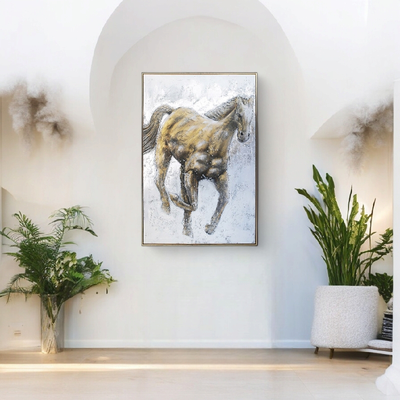  لوحه فنيه متعدده الالوان 120X80 سم 
