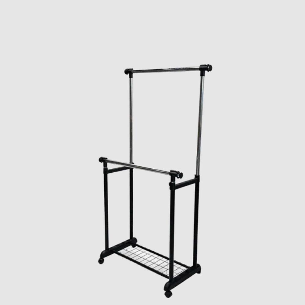  علااق ملابس استاند اسود مقاس 80 ×160 سم 