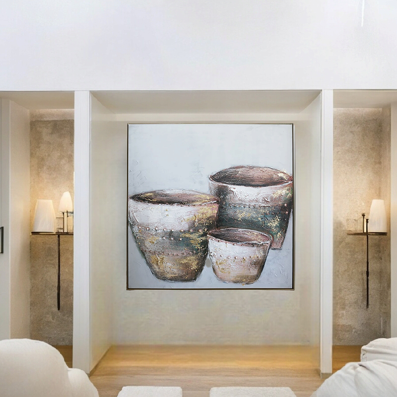  لوحه فنيه متعدده الالوأن 100X100 سم 