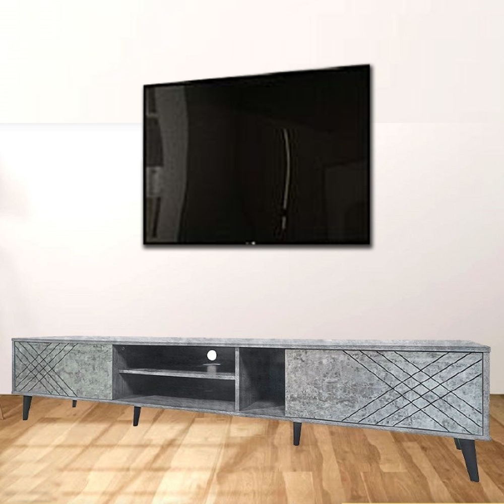  طاولة بلازما ماليزي خشب مقاس 200*45*40 سم 