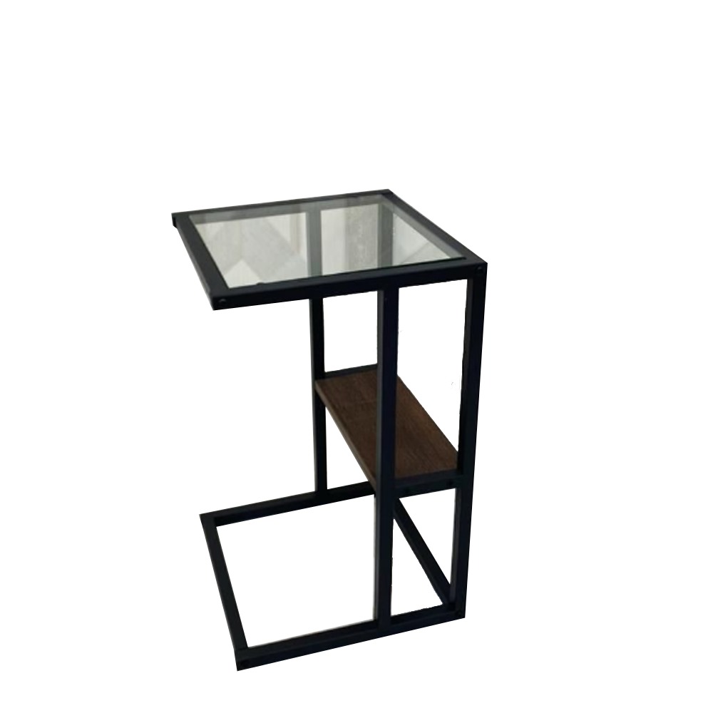  طاولة خدمة زجاج مفرد مقاس 35×35 سم 