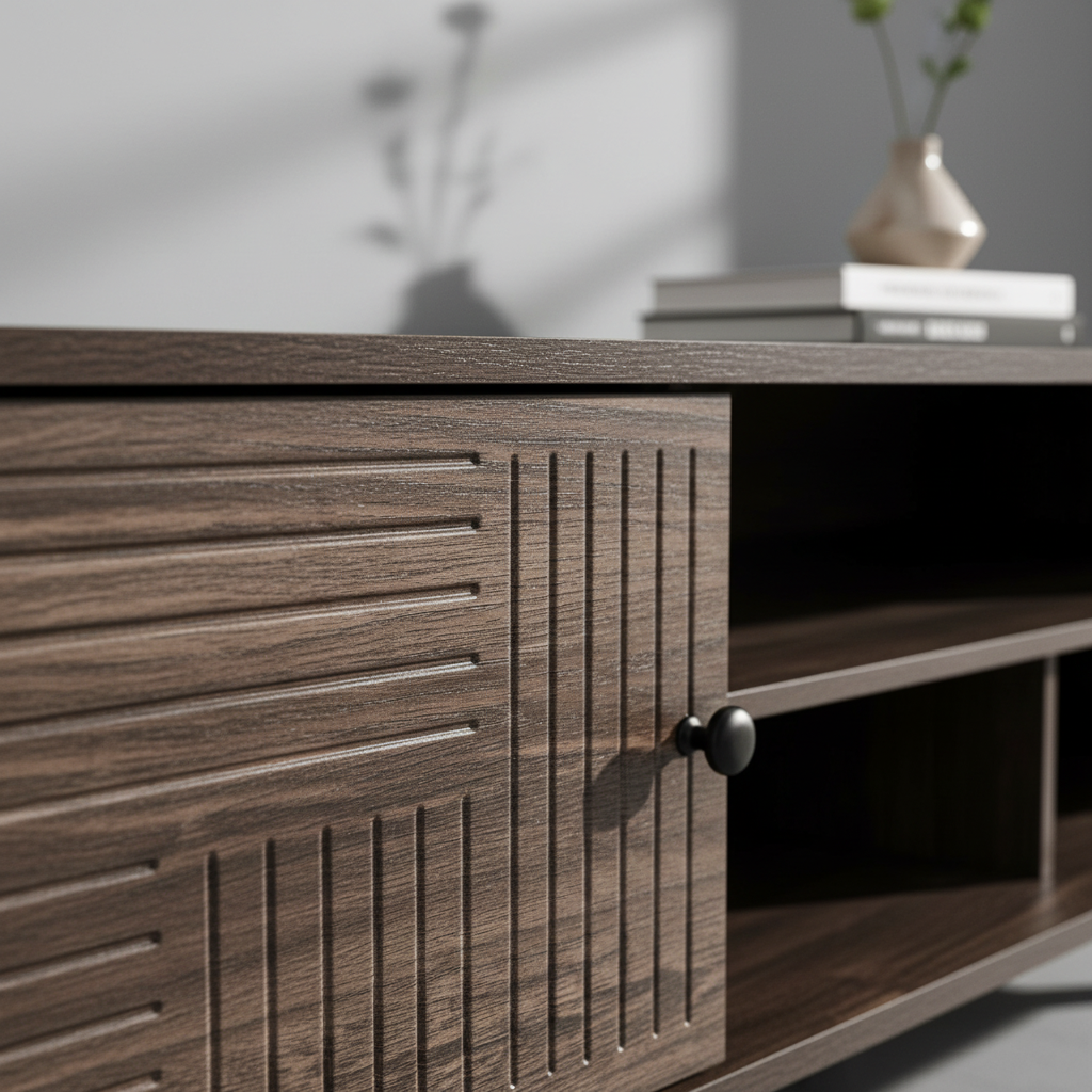  طاولة بلازما لون بني حديث بتصميم عصري200سم 