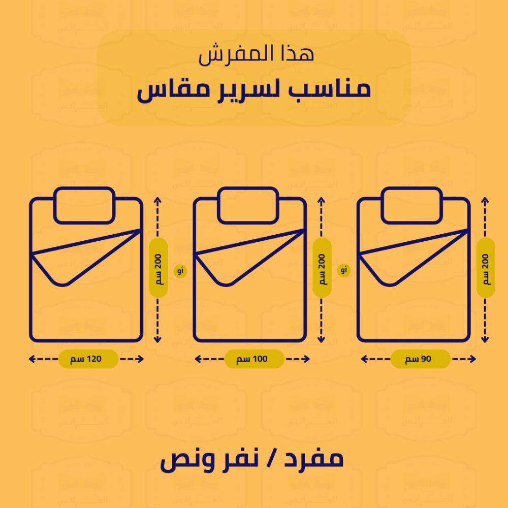  لباد مرتبة 14 سم + مخدة فندقية - بكــج سوبر توفير نفر  
