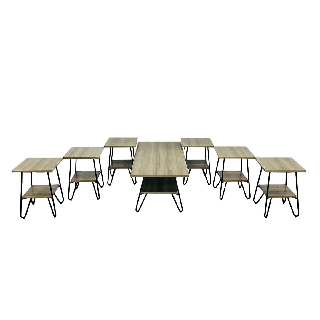  طقم طاولات كنب 7 قطع  
