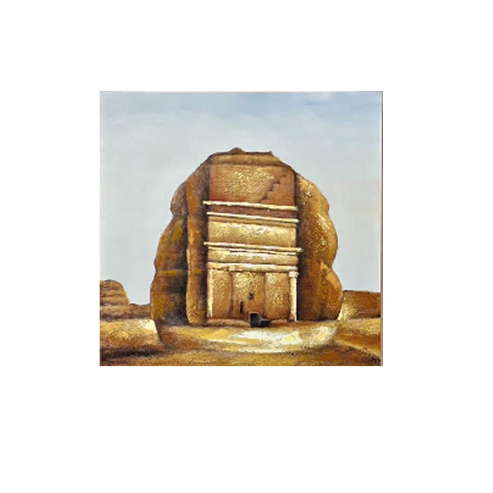   لوحه جدارية متعددة الألوان مقاس 100*100 سم 