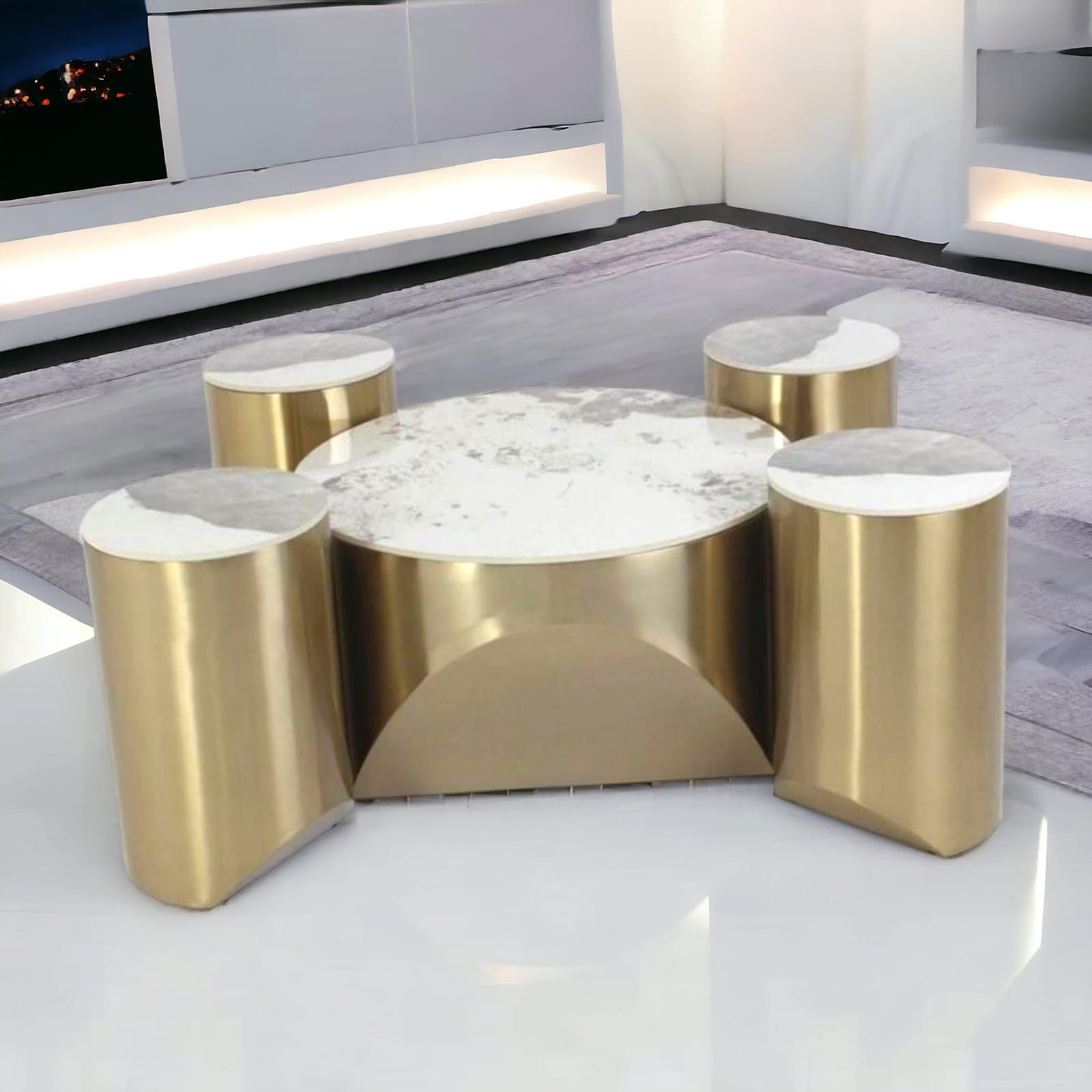  طقم طاولات 5 قطع 