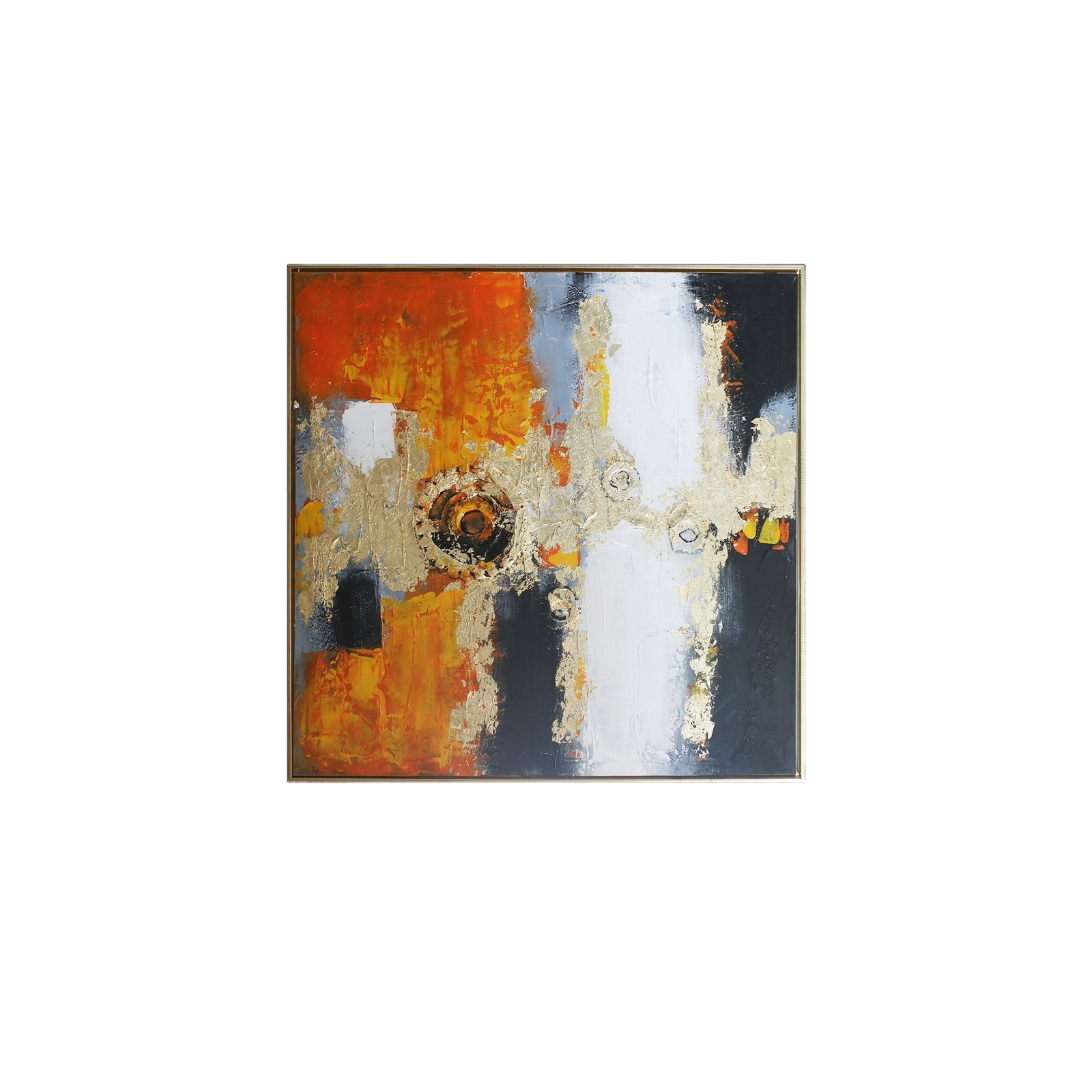  لوحه فنيه متعدده الالوان 100X100 سم 