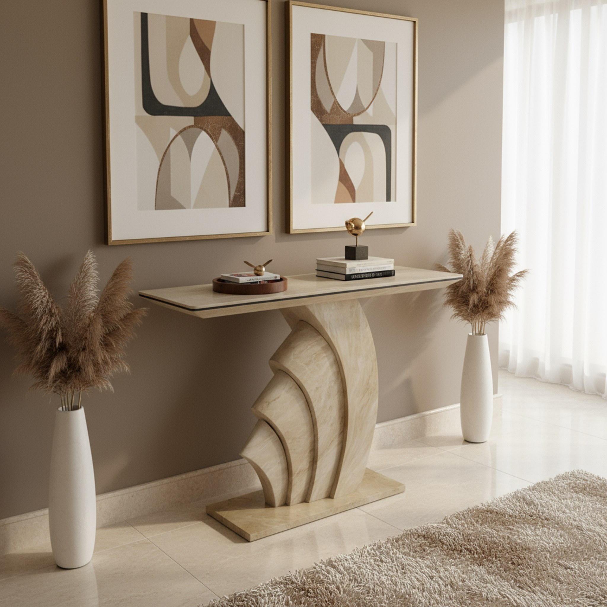  مدخل استقبال سراميك بتصميم حديث 