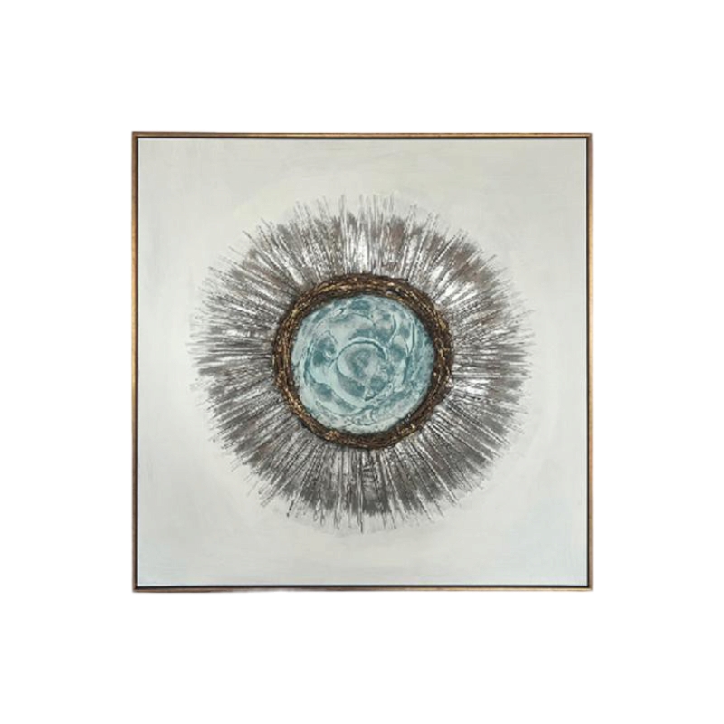   لوحه فنيه متعدده الالوان 80X80 سم 