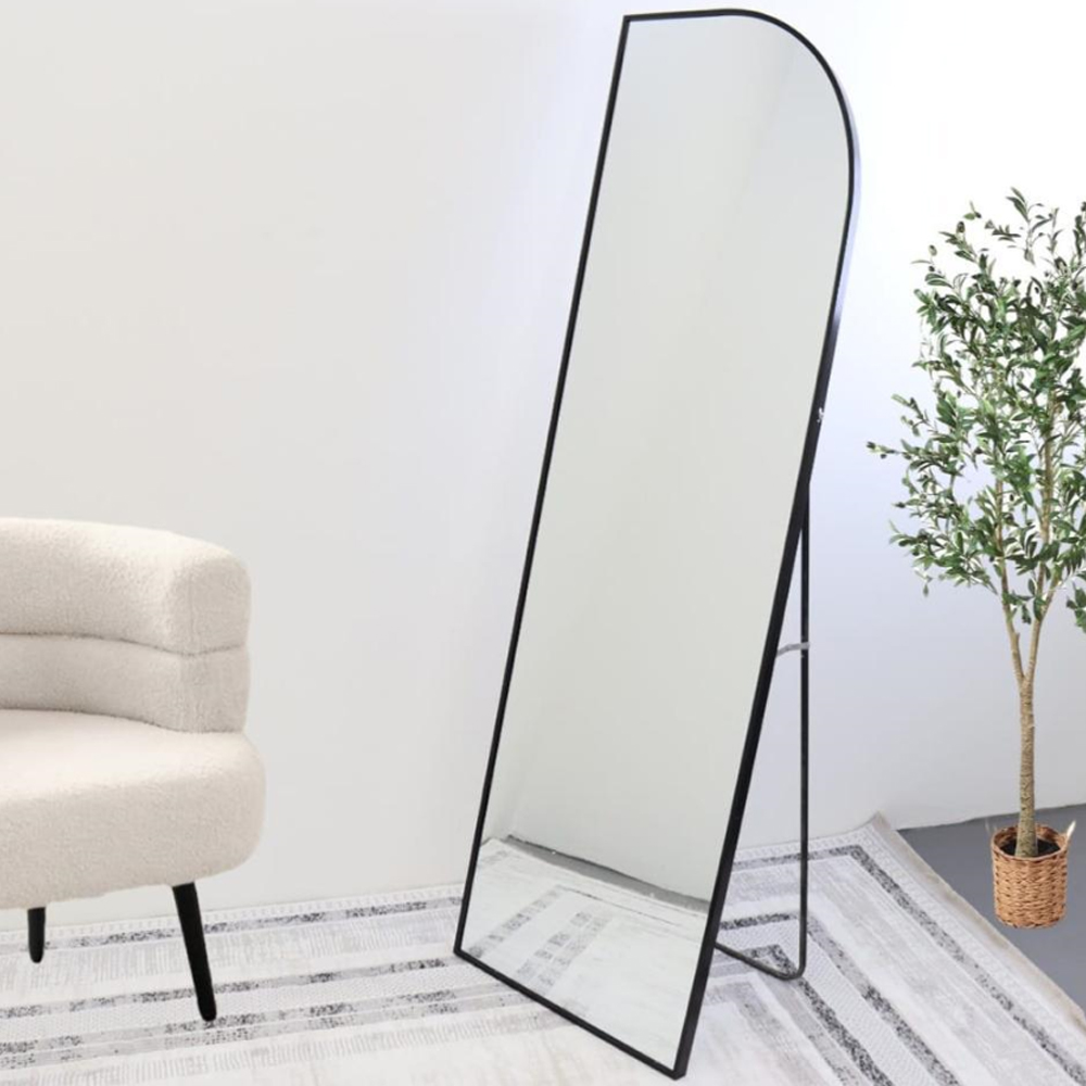  مرايا ستاند اطار اسود مقاس 50×160 سم 