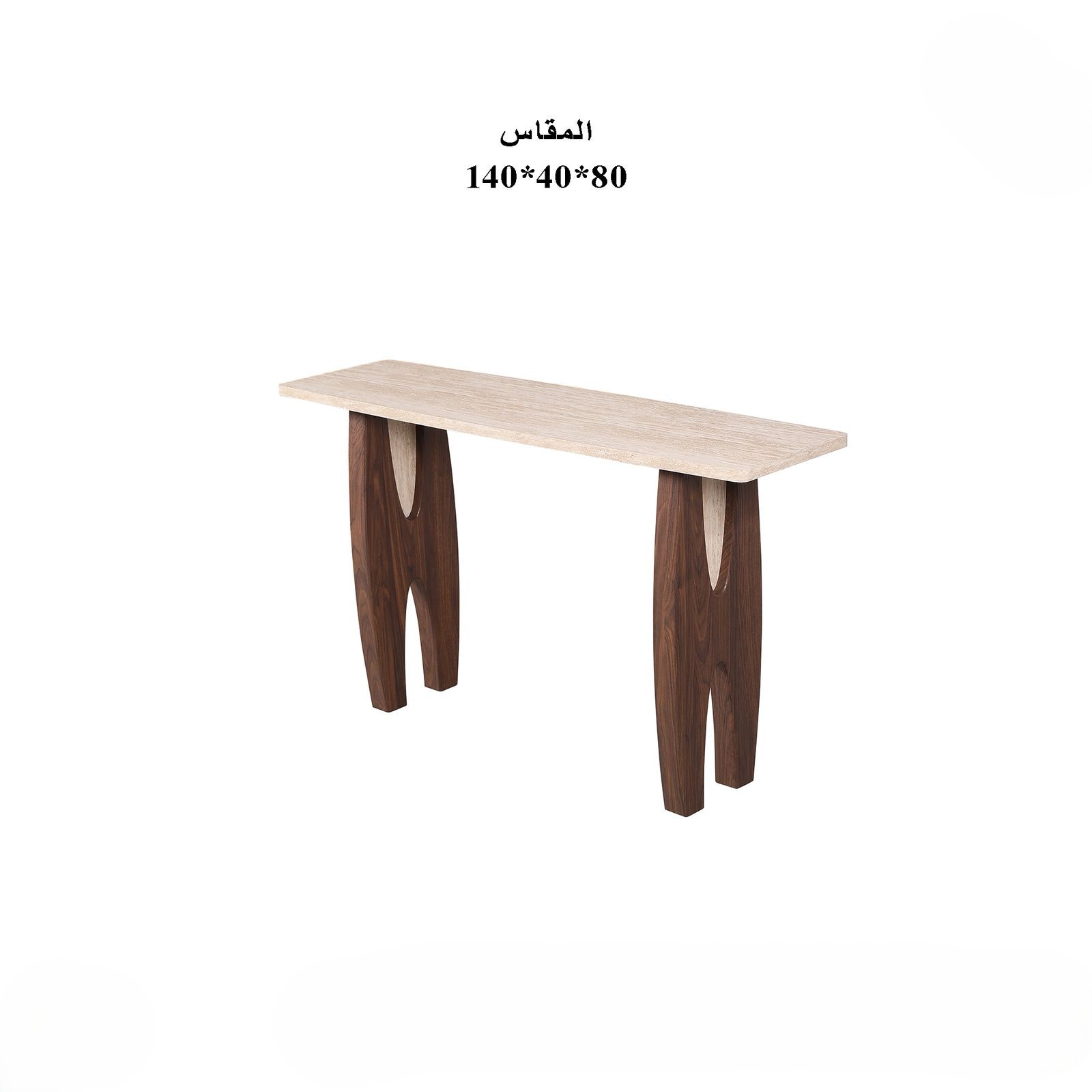  كونسول استقبال خشب 140سم 