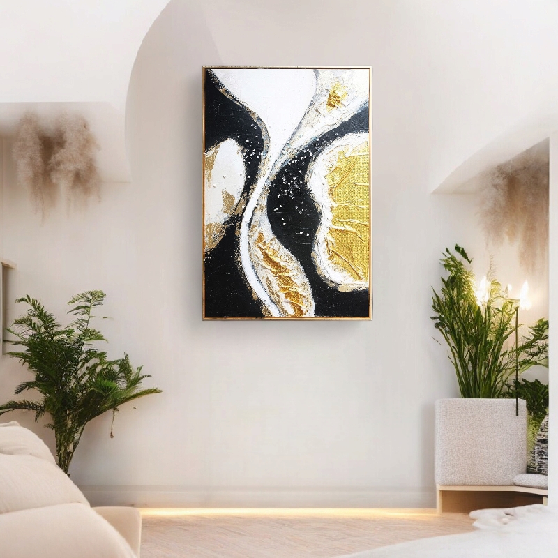  لوحه فنيه متعدده الالوان 120X80 سم 