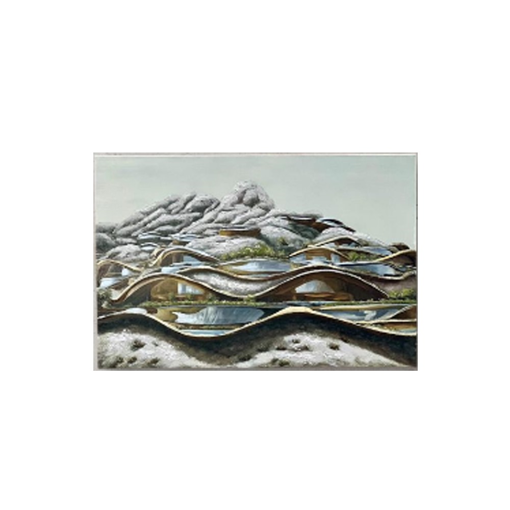   لوحه جدارية متعددة الألوان مقاس 60×90 سم 
