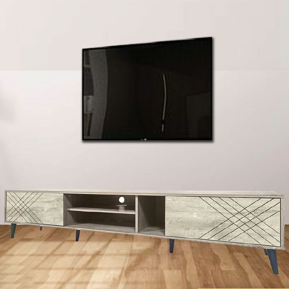  طاولة بلازما ماليزي خشب مقاس 200*45*40 سم 