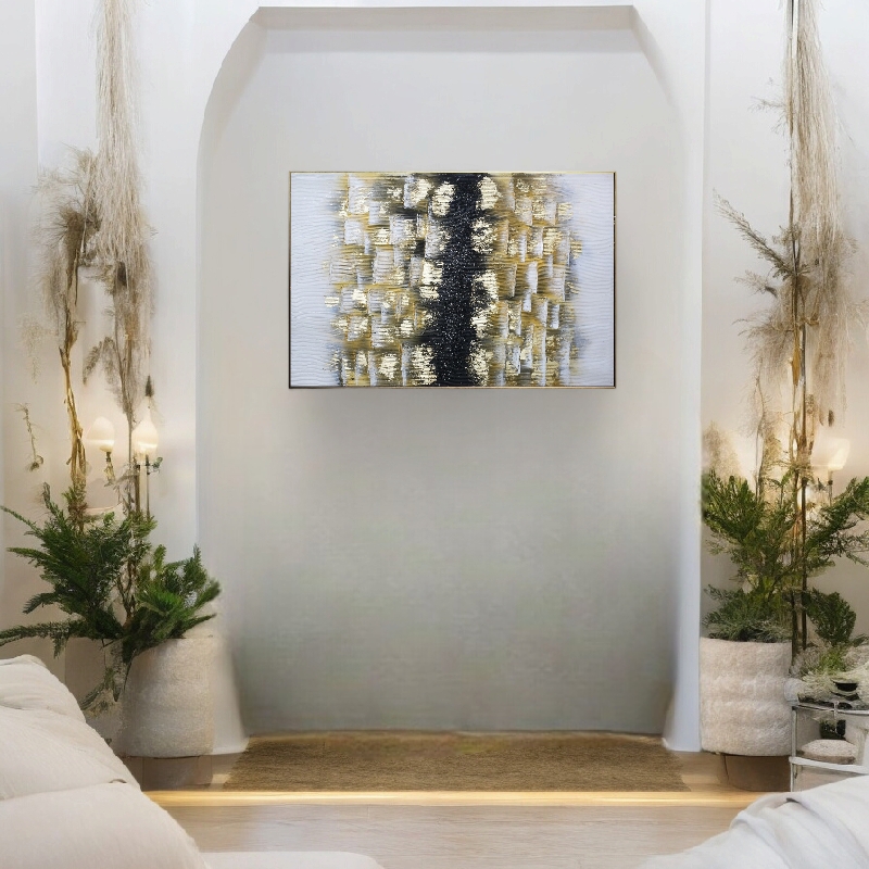  لوحه فنيه متعدده الالوان 100X150 سم 