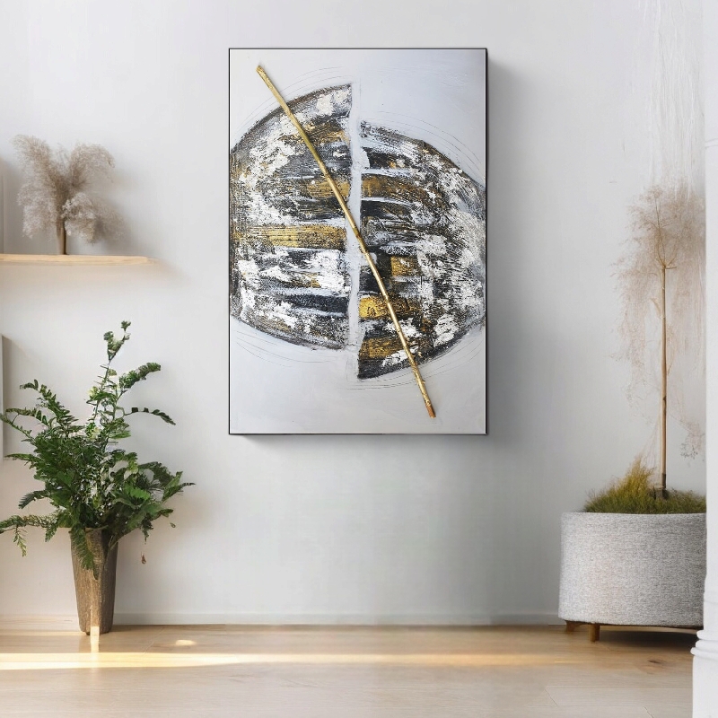  لوحه فنيه متعدده الالوان 120X80 سم 