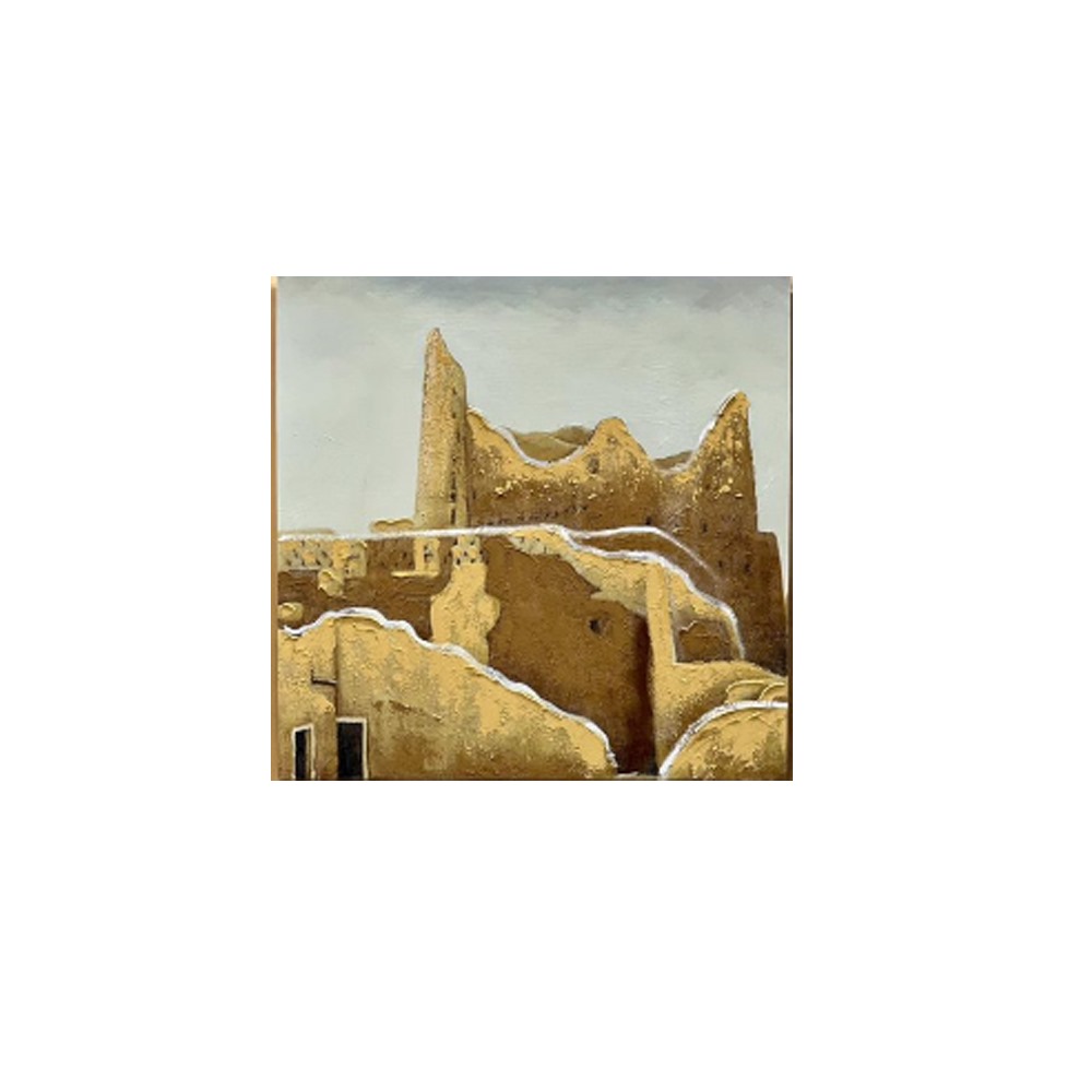   لوحه جدارية متعددة الألوان مقاس 80*80 سم 