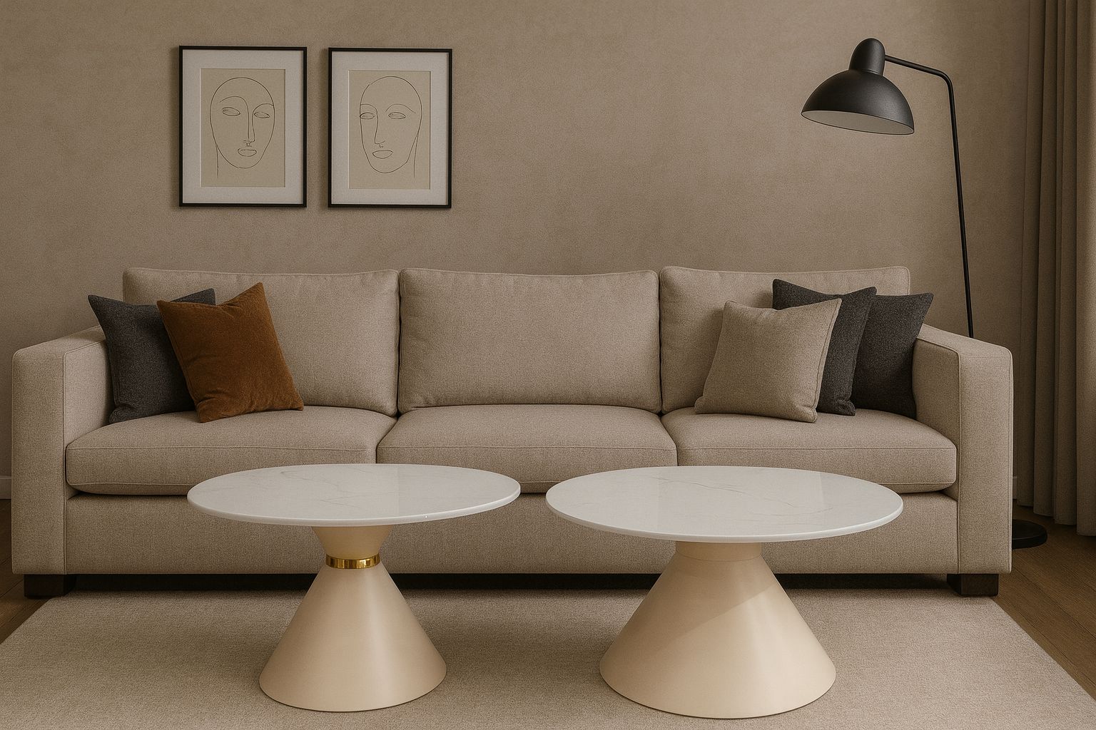  طقم طاولات رخامية تصميم فاخر 