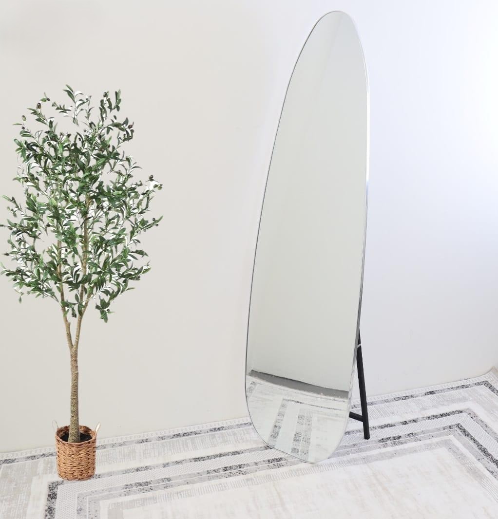  مرايا ستاند اطار فضي مقاس 50×165 سم 