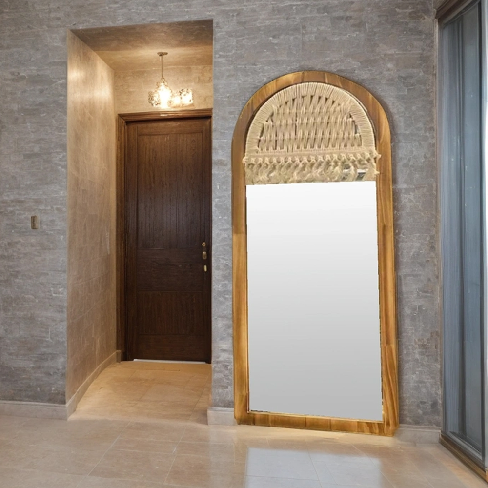  مرايا حواف خشب مقاس 60*120 سم 