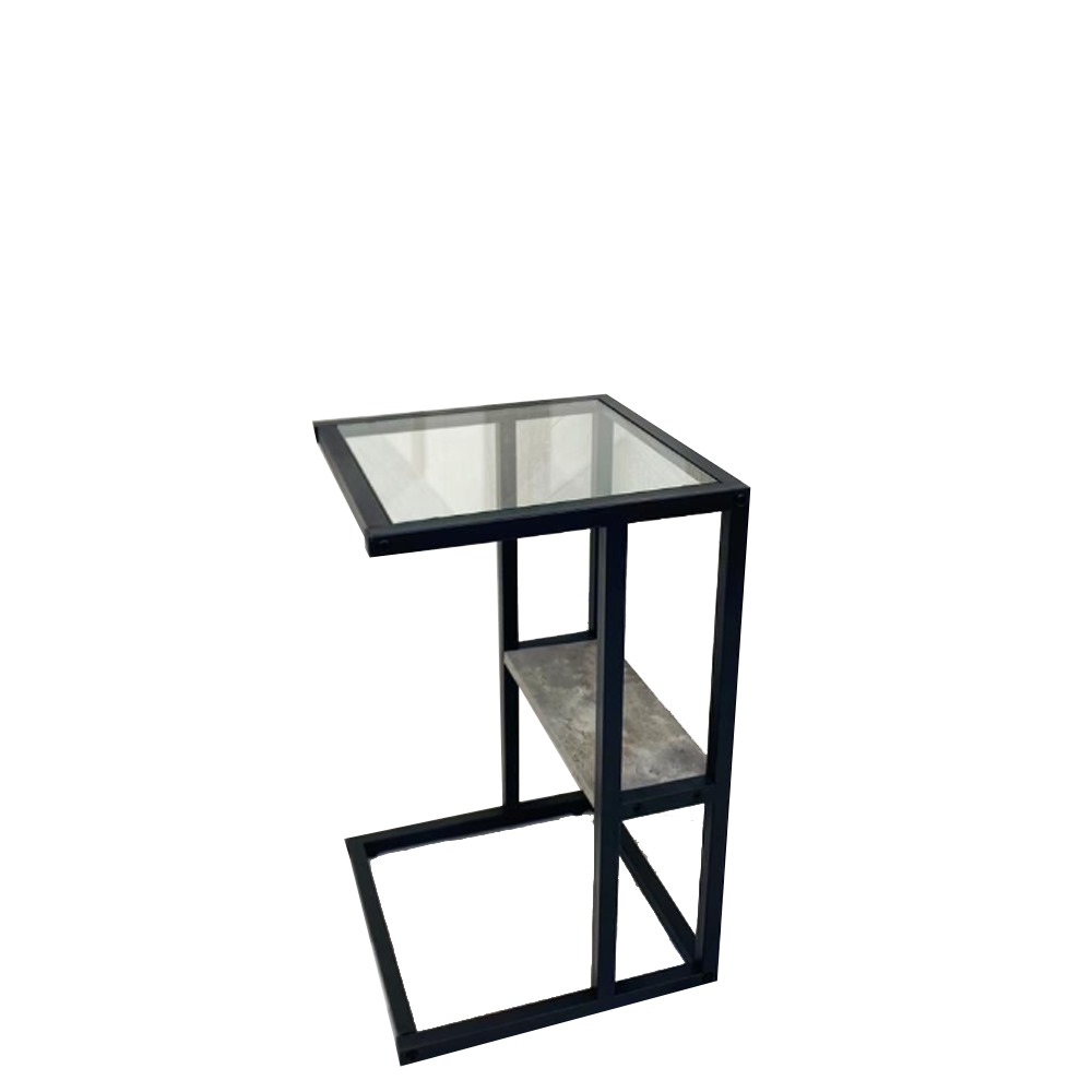  طاولة خدمة زجاج مفرد مقاس 35×35 سم 
