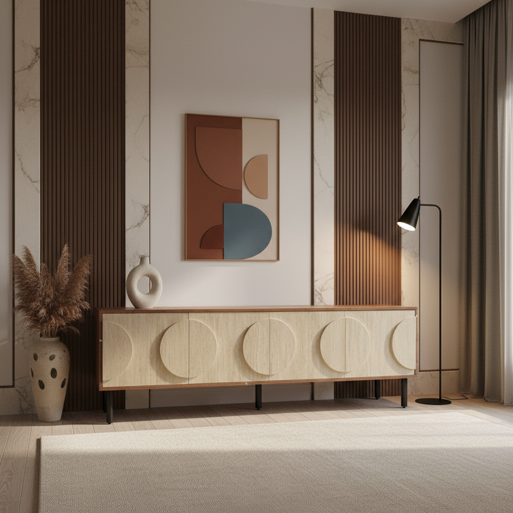  طاولة بلازما 4 باب تصميم عصري180سم 