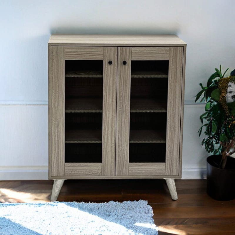  دولاب أحذية متعدد الأغراض 2 باب 100x35x80سم 