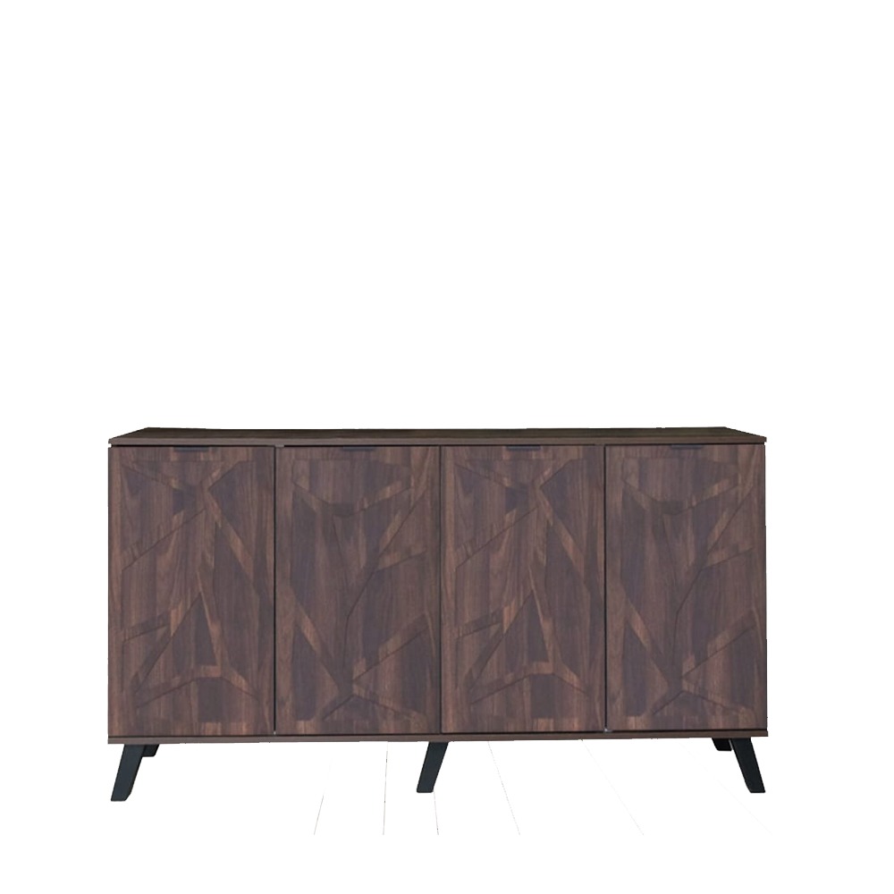  دولاب استقبال خشب متعدد الاغراض 4 باب مقاس 88*40*160 سم 