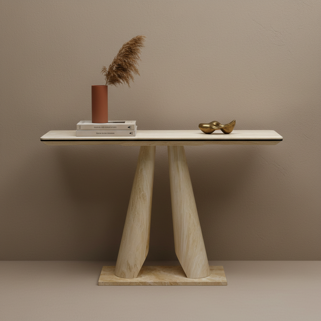  كونسول استقبال سراميك بتصميم حديث 