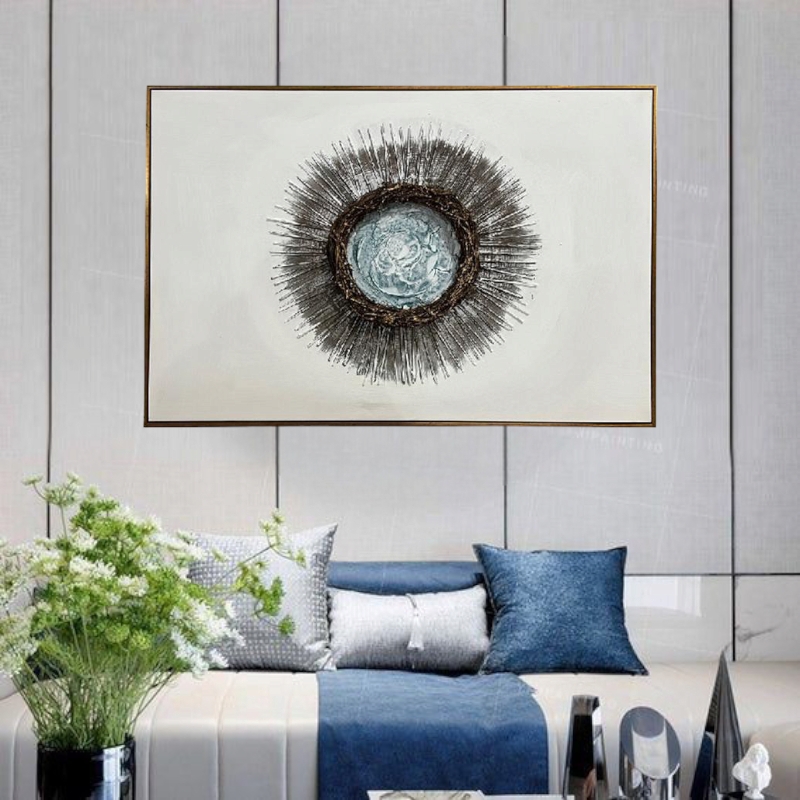   لوحه فنيه متعدده الالوان 120X80 سم 