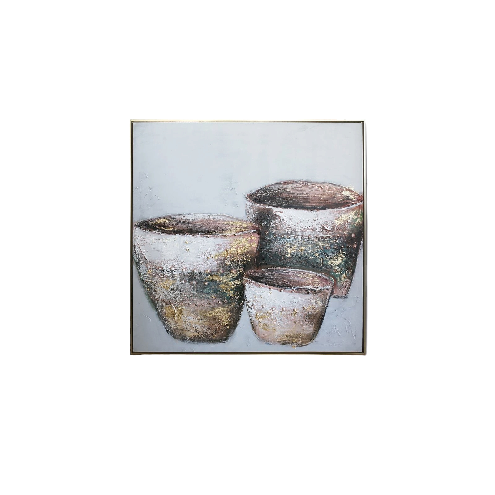  لوحه فنيه متعدده الالوأن 100X100 سم 