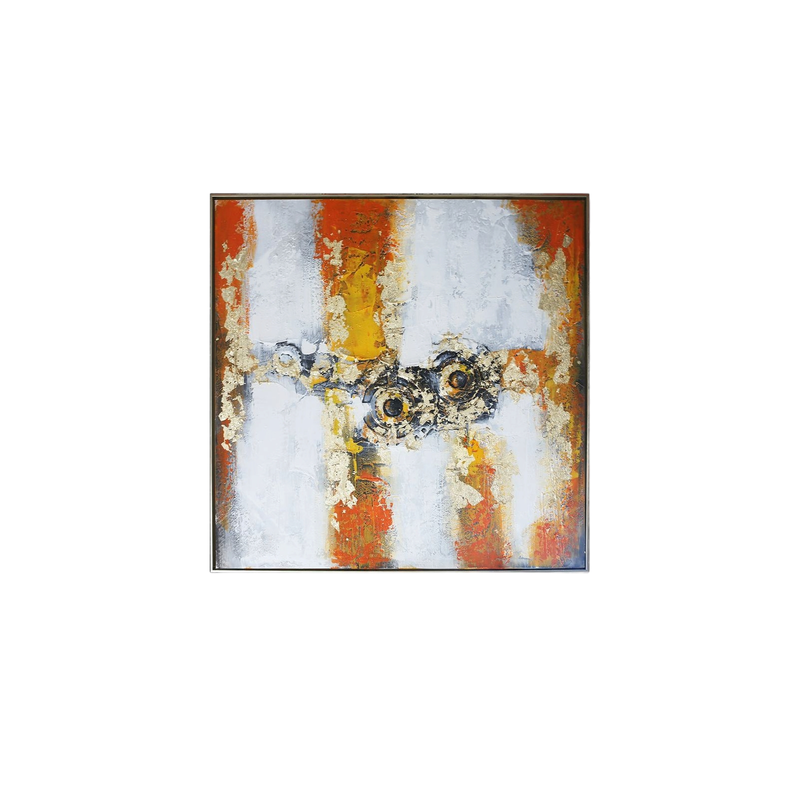  لوحه فنيه متعدده الالوان 100X100 سم 