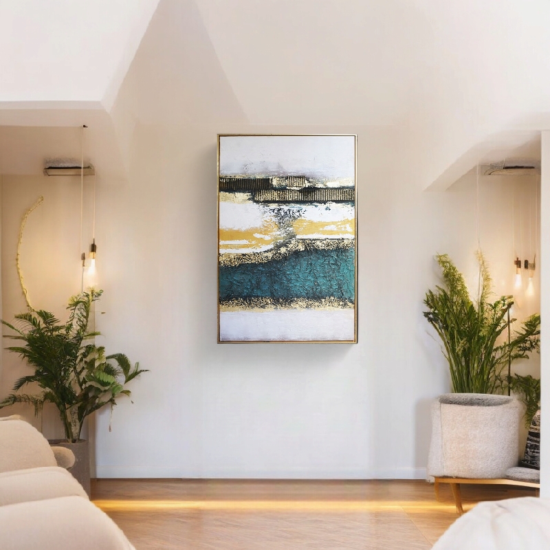  لوحه فنيه متعدده الالوان 120X80 سم 