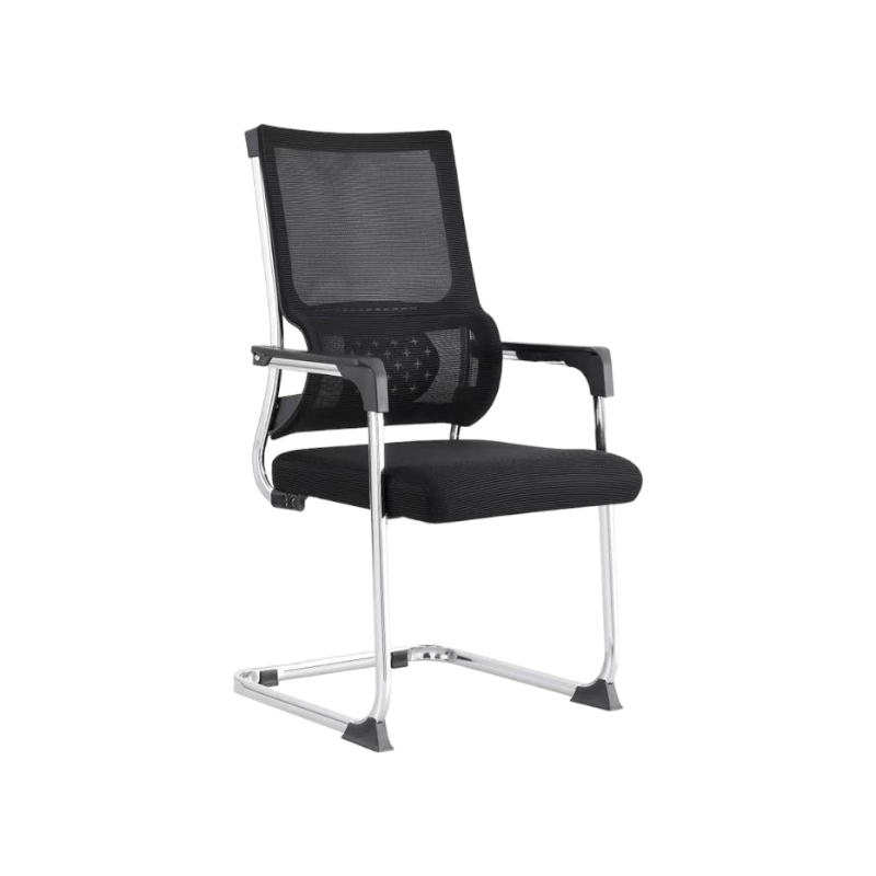  كرسي مكتب ثابت اسود 50×50×100 سم 