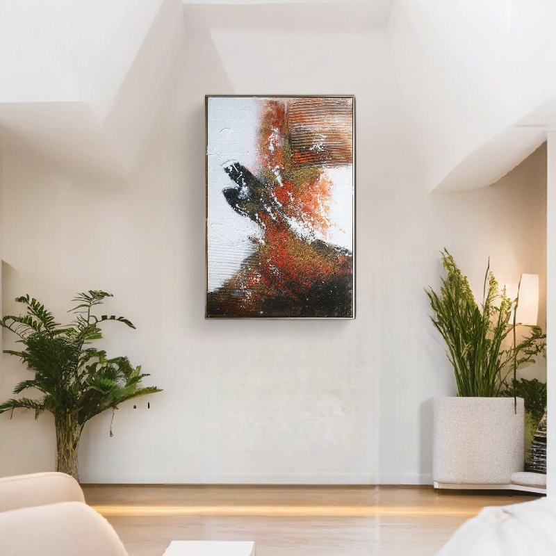  لوحه فنيه متعدده الالوان 120X80 سم 