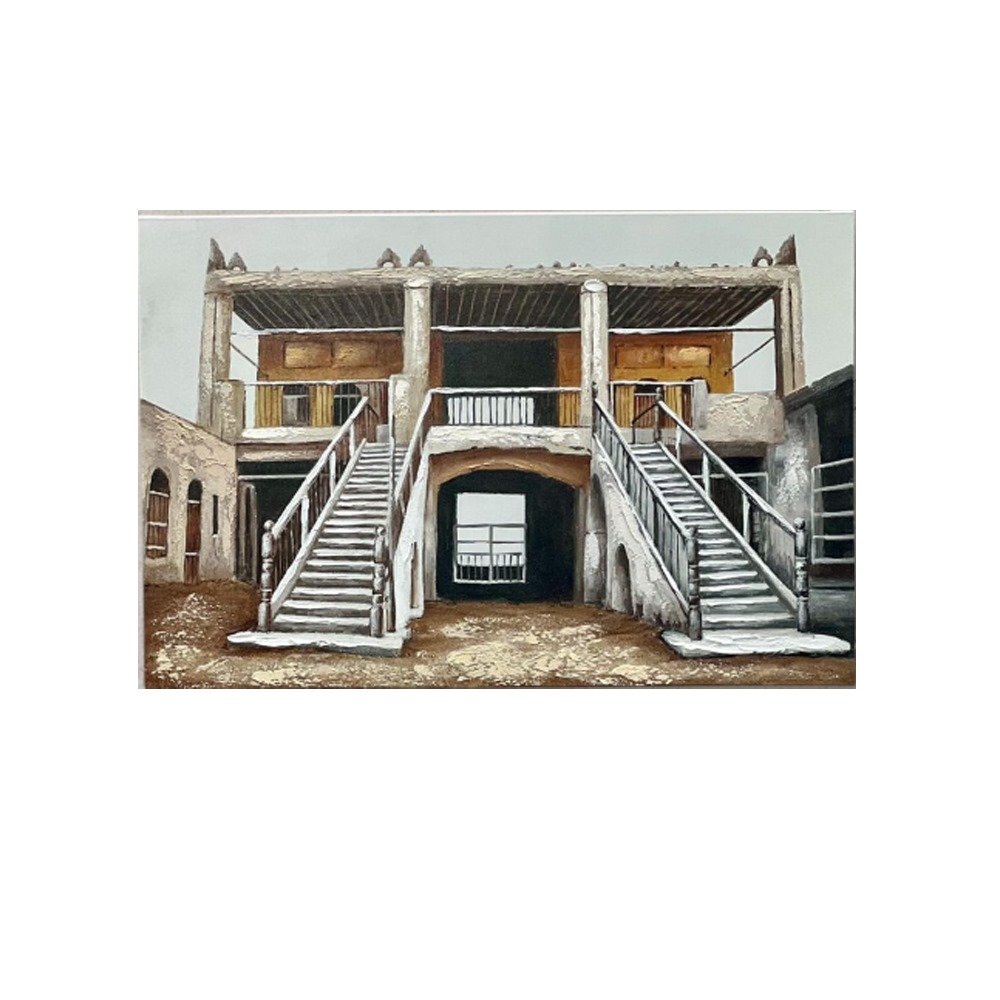  لوحه جدارية متعددة الألوان مقاس 60×90 سم 