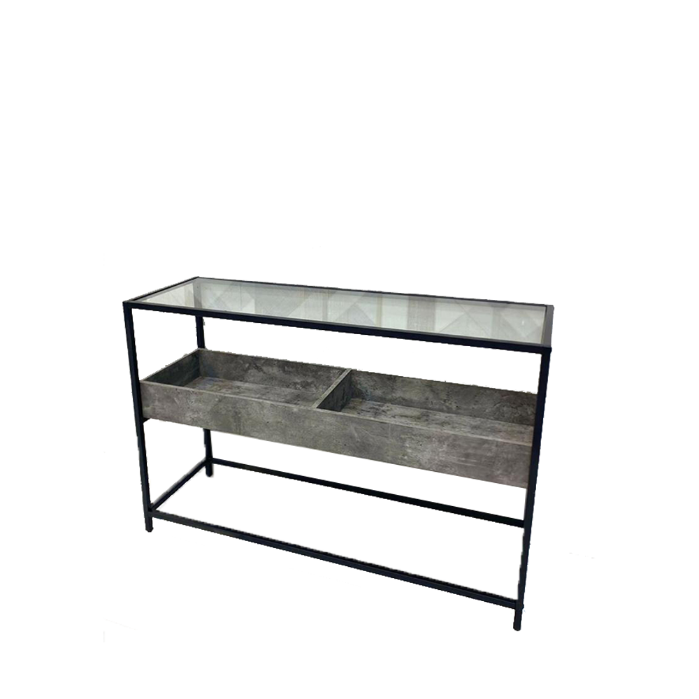  مدخل استقبال سطح زجاج مقاس 80* 120x40سم 