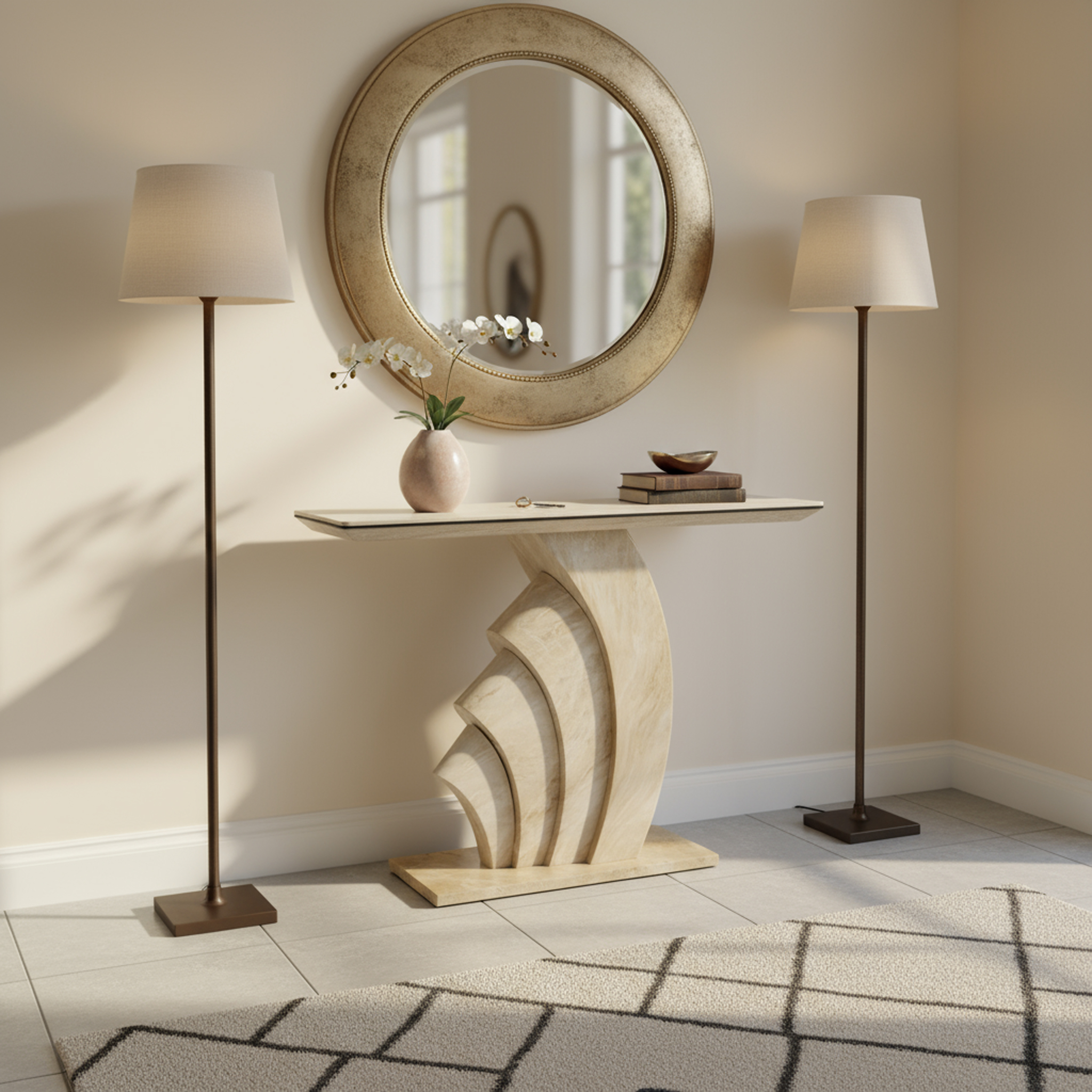  مدخل استقبال سراميك بتصميم حديث 